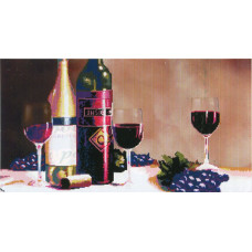 8114 Картина со стразами 'Шато бордо', 110*87см