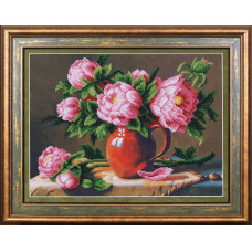 Б-054 Розовые пионы