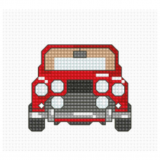 B024 Моя первая вышивка. Автомобиль